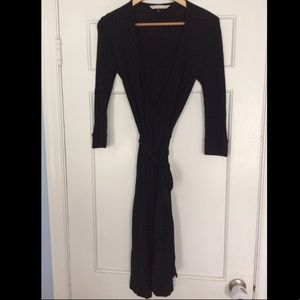 DVF Classic Black Wrap Dress